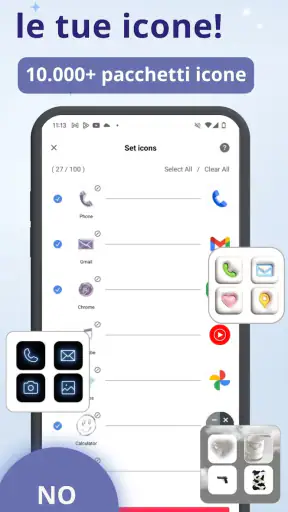WidgetClub: Temi, Sfondi, Icon screenshot