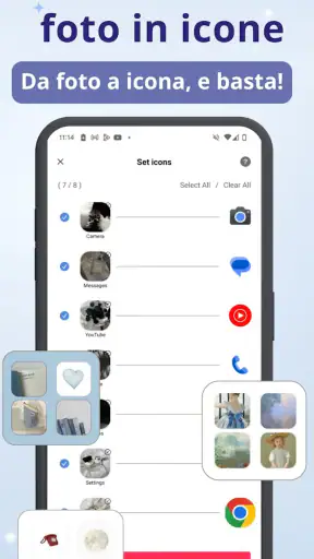 WidgetClub: Temi, Sfondi, Icon screenshot