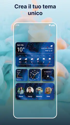 Widgets OS 17: Widget Colorati screenshot