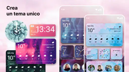 Widgets OS 17: Widget Colorati screenshot