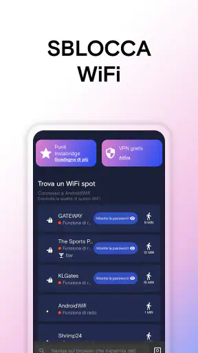 WiFi Passwords Map Instabridge screenshot