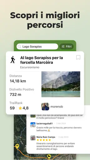 Wikiloc - Percorsi nel Mondo screenshot