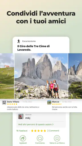 Wikiloc - Percorsi nel Mondo screenshot