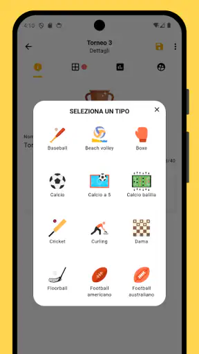Winner - Gestore dei tornei screenshot