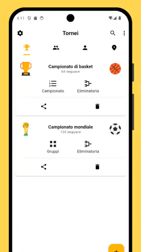 Winner - Gestore dei tornei screenshot
