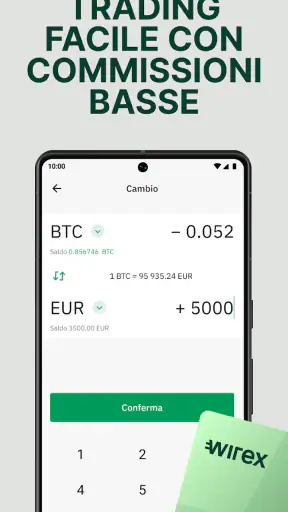 Wirex: Crypto e Finanza App screenshot