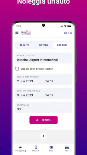 Wizz Air – Prenota Voli screenshot