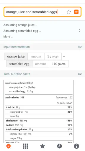 WolframAlpha Classic screenshot
