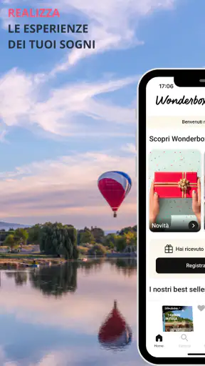 Wonderbox cofanetti regalo screenshot