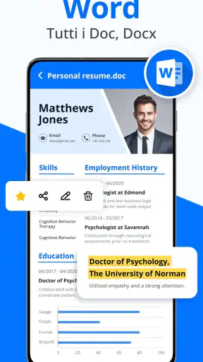 Word Office - Apri Word, Docx screenshot