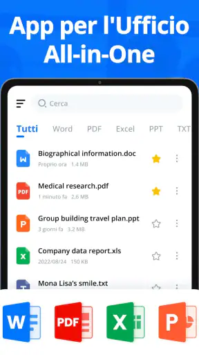 Word Office - Apri Word, Docx screenshot