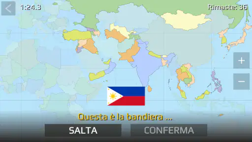 World Map Quiz screenshot