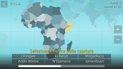 World Map Quiz screenshot