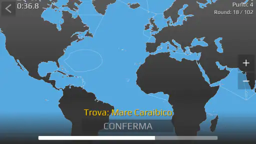 World Map Quiz screenshot