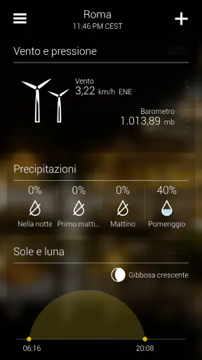 Yahoo Meteo screenshot