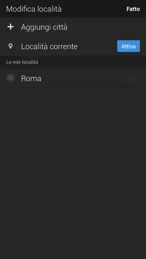 Yahoo Meteo screenshot