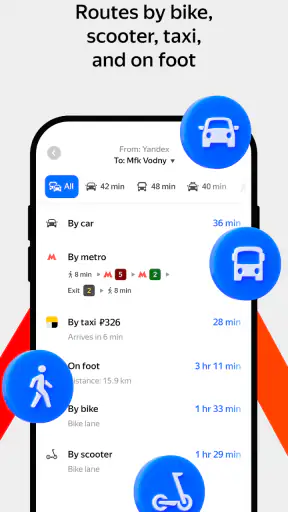 Yandex Maps and Navigator screenshot