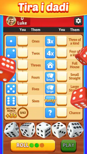 Yatzy Blitz: Classic Dice Game screenshot