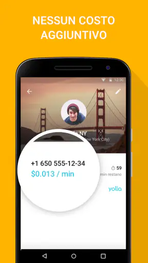 Yolla-Chiamate internazionali screenshot