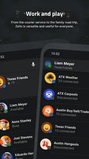 Zello Walkie Talkie screenshot