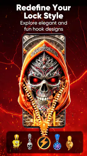 Zipper Lock Screen & Wallpaper screenshot