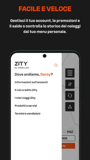 Mobilize share & Zity screenshot