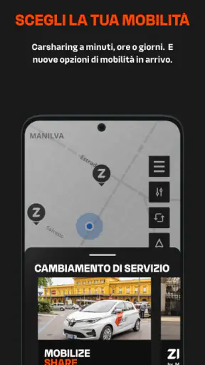 Mobilize share & Zity screenshot