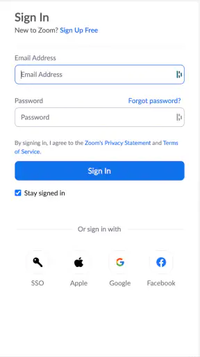 Zoom for Chromebook screenshot