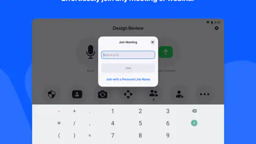 Zoom Rooms Controller screenshot