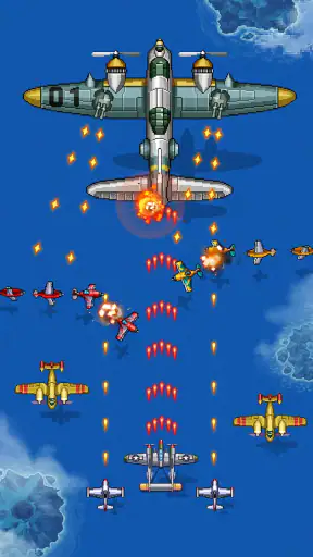 1945空軍：飛行機シューティングゲーム screenshot
