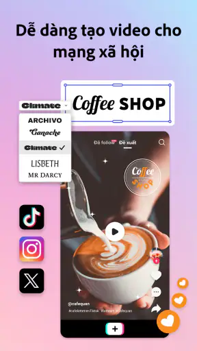 Adobe Express：AIで写真・動画編集 screenshot