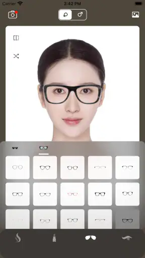 AIスタイリスト - 髪型シミュレーション・髪色変えるアプリ screenshot