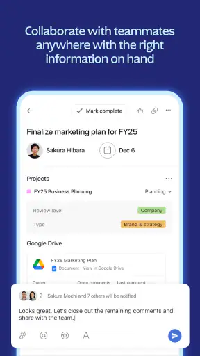 Asana screenshot