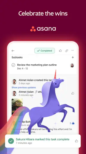 Asana screenshot