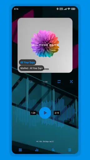 Aurora - Poweramp Skin screenshot