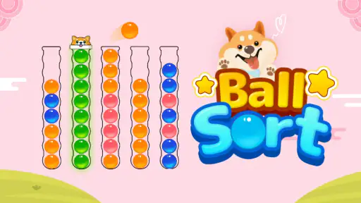 Ball Sort - カラーボールソートパズルゲーム screenshot