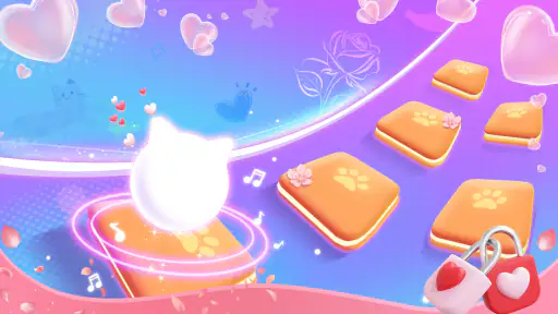 BeatCats:ホッピングタイル人気音楽ビートリズムゲーム screenshot