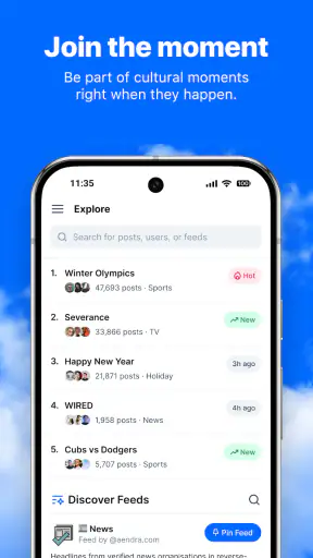 Bluesky screenshot