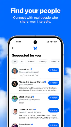 Bluesky screenshot