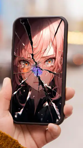 Broken Screen: ひび, 壊れた画面のいたずら screenshot
