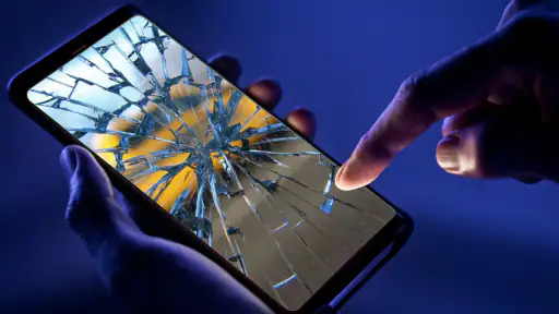 Broken Screen: ひび, 壊れた画面のいたずら screenshot