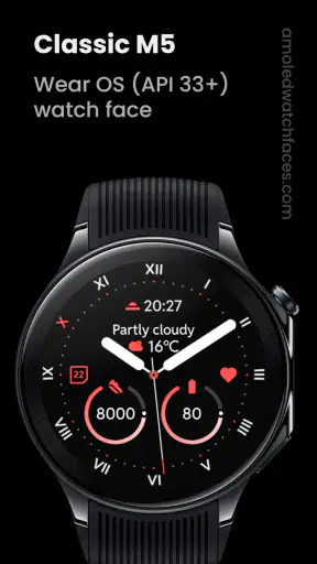 Classic M5 Watch Face screenshot