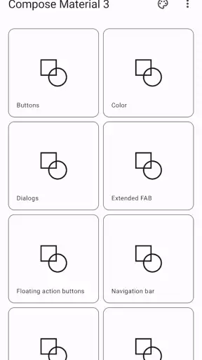 Compose Material Catalog screenshot