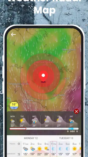 Daily Weather Launcher - Radar screenshot