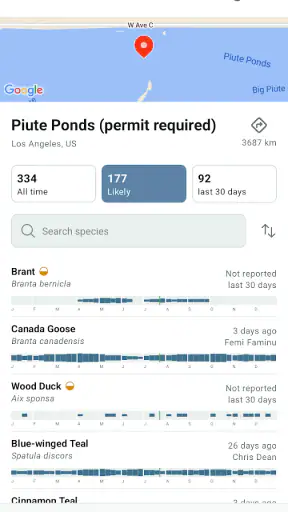 eBird by Cornell Lab screenshot