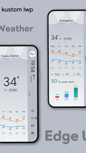EdgeUI For KLWP screenshot