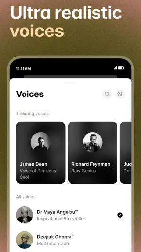 ElevenReader - Text to Speech screenshot