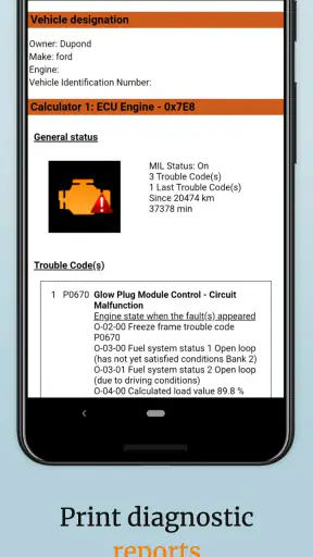 EOBD Facile - OBD2 Car Scanner screenshot