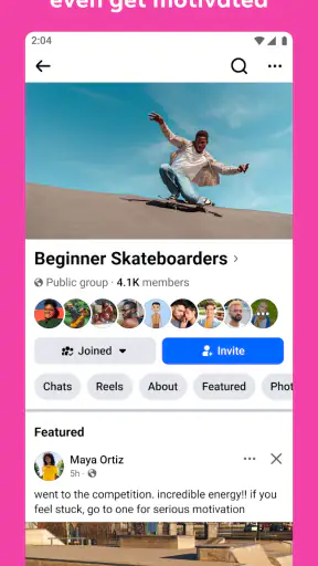Facebook screenshot