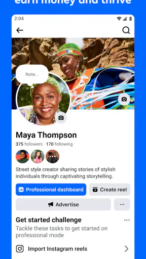 Facebook screenshot